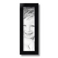 thumbnail image 2 of ArtToFrames 4" x 14" Satin Black Picture Frame, 4x14 inch Black Wood Poster Frame (WOM-1451), 2 of 8
