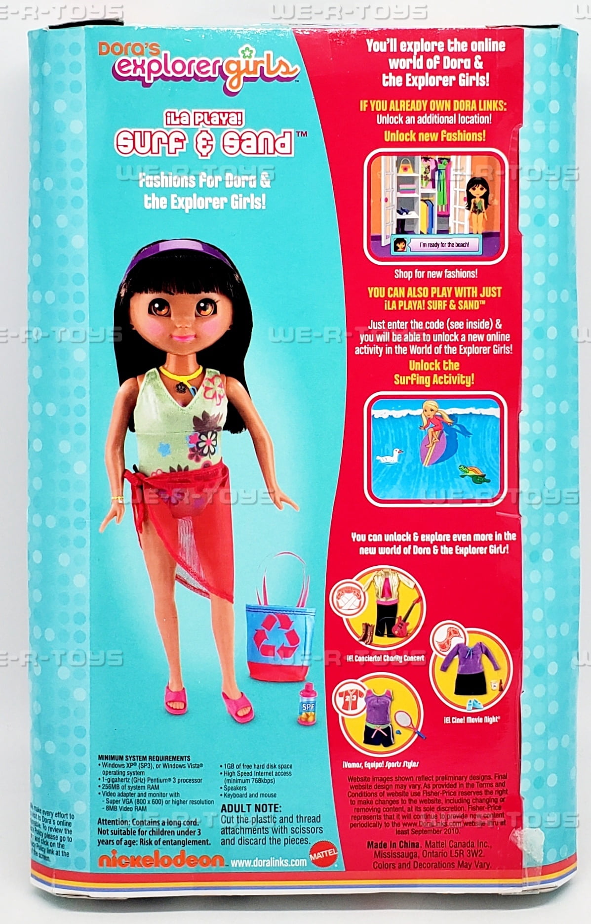 Dora the Explorer Dora's Explorer Girls Links Surf and Sand Outfit
