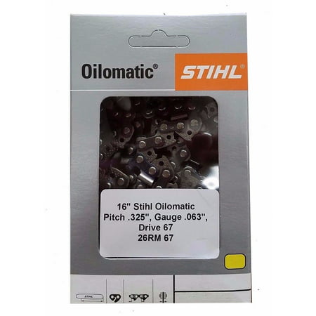 stihl oilomatic 26 rm3 67 rapid micro chainsaw chain- 1  pack + free (Best Value Stihl Chainsaw)