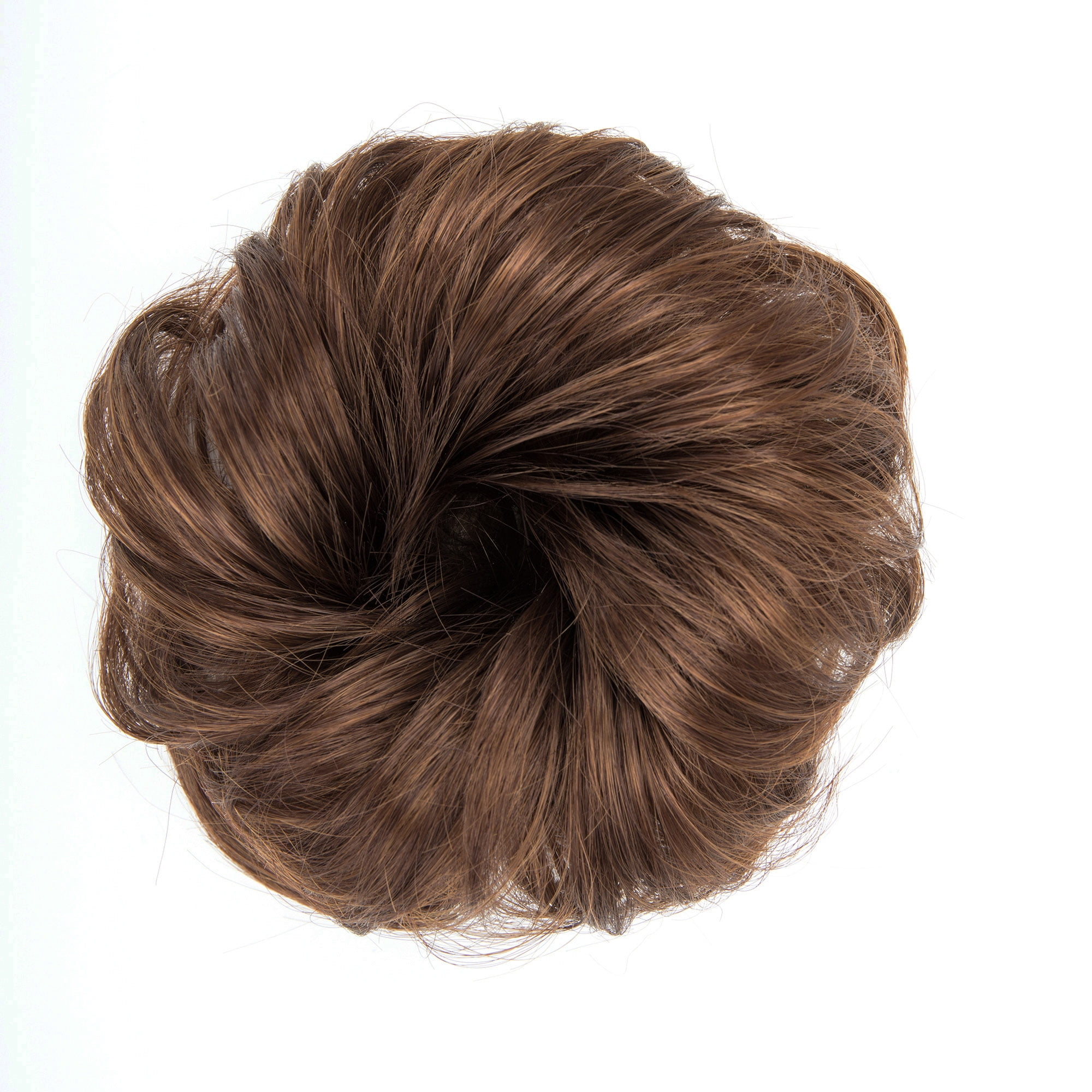 FLORATA Hair Bun Extensions Curly Messy Updo Donut Chignons Hairpiece