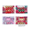 thumbnail image 2 of Christmas Ornament 102pcs/box Decorations Ornaments Set for Christmas Holiday Festival Home, 2 of 8