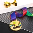 thumbnail image 5 of Medalla de tenis Medalla del ganador Medalla del primer lugar Medalla de alegría Medallas deportivas Medallas de premio Regalos de tenis Favores de fiesta, 5 of 5