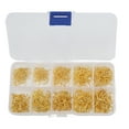 thumbnail image 3 of Fishing Hooks Set, High Hardness Carbon Steel Fishhook Durable Barb With Storage Box For Sea Water Gold, 3 of 8