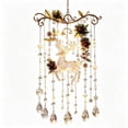 thumbnail image 2 of Christmas Outdoor Wind Chimes Acrylic Hanging Decor, 2D Flat Windchime with Reindeer for Front Door, Christmas in July Christmas Garden Decor, 2 of 7