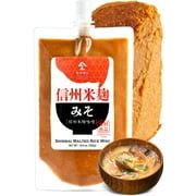 Yamasan Miso Paste Malted Rice, Naturally Fermented in Shinshu, Nagano Japan, Non-GMO, No MSG, 300g