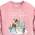 thumbnail image 2 of Disney Bambi - Christmas - Up To Snow Good - Toddler & Youth Crewneck Fleece Sweatshirt, 2 of 4