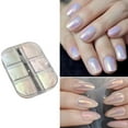 thumbnail image 2 of 6 Grids Chrome Nail Powder Chrome Pearl Nail Powder Set Nail Glitter Powder Effect for Manicure Nail Art Decoration, 2 of 10