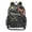 Black Neon Sharks, variant on Large Clear PVC Backpack Heavy Duty See Through Backpack for Adults Work Travel, Blue Butterfly Stars Printed 12L