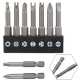 thumbnail image 4 of 7Pcs Special-Shaped Screwdriver Set Ph2 U Y Shape Triangle 50Mm Screwdriver Bits, 4 of 9