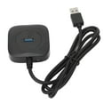 thumbnail image 2 of Hub USB 3.0 Fuente de alta potencia negra 4 puertos Uso simultáneo Estable de larga duración para oficina de entretenimiento, 2 of 10