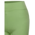 thumbnail image 4 of A2Y Women's Basic Solid Premium Cotton High Rise Bike Shorts Sage 4XL, 4 of 5