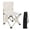 White, variant on Camping Chairs For Adults,Portable Folding Chair With Storage Bag,Heavy Duty Outdoor Chair With Mesh Back For Camping, Beach, Lawn, Fishing