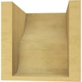 thumbnail image 4 of 7"W x 7"D x 7"H Wide Greensboro Rough Cedar Woodgrain TimberThane Corbel, Primed Tan, 4 of 6