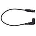 thumbnail image 4 of Durable 3 Pin XLR Right Angle Male To Female Soft Plug Microphone Cable Audio Connector Shielded Cord Microphone Cable Adapter, 4 of 10