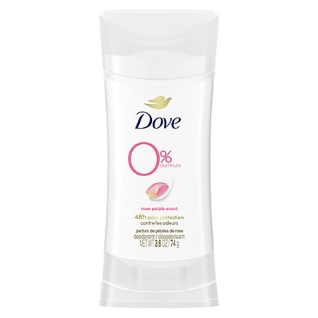 Dove 0% Aluminum Deodorant - Rose Petals - 2.6 oz