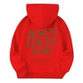 thumbnail image 4 of Grblisyd Jesus Hoodies for Girls Kids 10-12 Long Sleeve Jesus Loves You Cute Graphic Hoodie Sweatshirts Drawstring Preppy Pullover Trendy Hoodie Red 160, 4 of 5