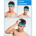 thumbnail image 2 of Diadema de ciclismo elástica Spa Wash Face Hairband para deportes al aire libre (azul cielo), 2 of 3