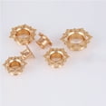 thumbnail image 4 of Jiaroswwei 1Pc Unisex Lotus Flower Ear Plug Double Flare Gauge Expander Piercing Jewelry, 4 of 8
