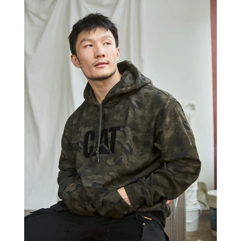 Caterpillar Men's Trademark Hooded Sweatshirt BLACK - Walmart.com