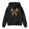 thumbnail image 4 of RFQWOVSR Girls Butterfly Print Hoodie Lightweight Fleece Long Sleeve Pullover Cute Top 7-8Years, 4 of 5