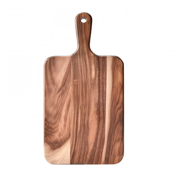 ACDANC Acacia Wood Cutting Board,for Meat,Cheese,Bread,Vegetables&Fruits,with Grip Handle (15")