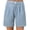 Blue, variant on Vedolay Shorts Short for Womens Casual Loose Summer Beach Shorts,Blue M
