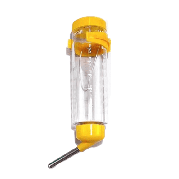 Miommo Small Animal Water Bottle Leak-Proof, No Drip Pet Drinking Water Feeder with Stainless Steel Nozzle for Rabbit Hamster Chinchilla Guinea Pig Cage
