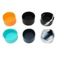 thumbnail image 1 of Bota de botella de agua antideslizante de silicona de grado alimenticio, bota protectora de silicona de colores surtidos para viajes familiares y de oficina, 6 uds., 1 of 5