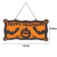 thumbnail image 3 of 2PCS Halloween Door Sign Witch Pumpkin Skeleton Halloween Hanging Decoration, 3 of 8