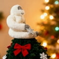 thumbnail image 6 of 11.02x8.27 Inch Plush Snowman Tree Topper, Christmas Funny Snowman Tree Topper Handmade Plush Funny Snowman Tree Topper, Christmas Tree Decoration For Home And Kids, 6 of 6