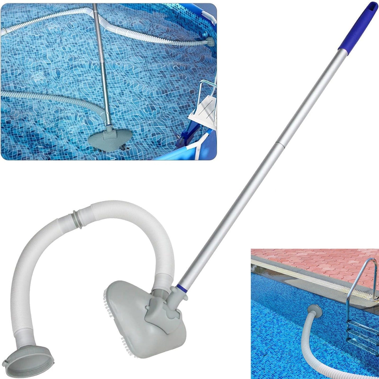 Automatic Pool Vacuum Cleaner with Powerful Suction for Effortless Debris Removal - Ideal Robotic Cleaner for Inground and Above Ground Swimming Pools