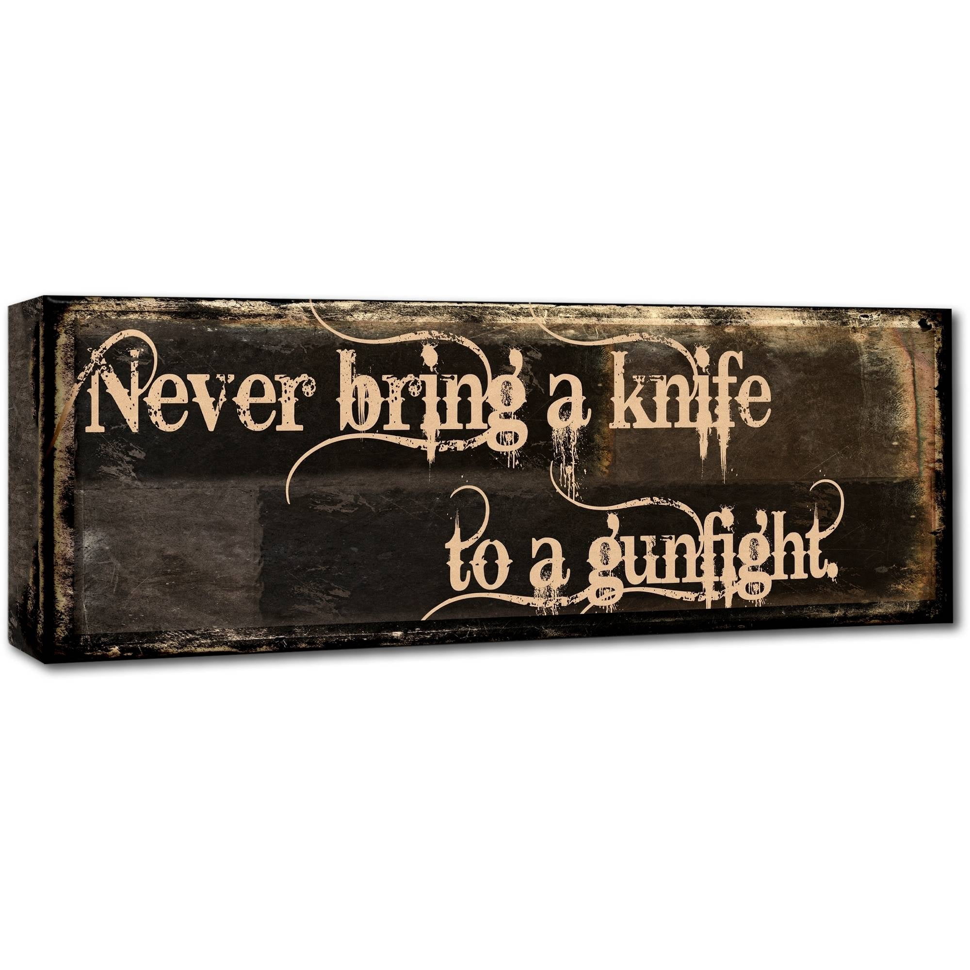 Trademark Fine Art "Gunfight" Canvas Art by Color Bakery