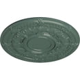 thumbnail image 3 of 33 7/8"OD x 1 3/8"P Dauphine Ceiling Medallion (Fits Canopies up to 13 1/4"), Hand-Painted Cloud Burst, 3 of 6
