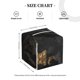 thumbnail image 4 of Balery Gothic Raven Portrait Porta Pañuelos de Cuero con Estampado – Funda Moderna Cuadrada para Caja de Pañuelos, Dispensador 5x5x5'', 4 of 7