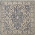 thumbnail image 6 of SAFAVIEH Restoration Vintage Donette Geometric Area Rug, Blue/Grey, 6' x 6' Square, 6 of 10