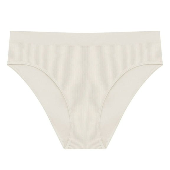 TTUHYWXI Period Underwear for Women Heavy Flow, Leakproof Menstrual Underwear Seamless Period Panties, No Show Panty (Beige, L)