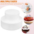 thumbnail image 3 of OULII 6Pcs Baking Cake Molds White Foam Rounds for DIY Cake Decorating Practice and Display, 3 of 4