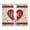 Beige, variant on Semi Sheer Window Curtains 54 Inches Long, Red Valentine's Day Rod Pocket Voile Silky Chiffon Curtain Treatment Drapes for Kitchen, Living Room, Love Heart Roses Romantic 52"x54", 2 Panels