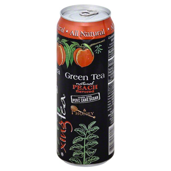 Xing Tea All Natural Green Tea Peach Flavored & Honey, 23.5 Fl. Oz