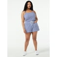 thumbnail image 3 of Free Assembly Women's Sleeveless Cotton Romper, 3 of 5