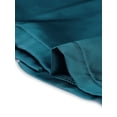 thumbnail image 5 of Conjuntos de pijama para mujer INSPIRE CHIC de manga corta con botones y pantalones cortos, conjuntos de lounge XS azul pavo real, 5 of 5