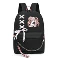 thumbnail image 3 of 1pc Cute Cartoon Girl Pattern Laptop Backpack, Fashion Simple Backpack For Teenage Students Girls Women, School Backpacks Travel Backpack, 3 of 4