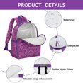 thumbnail image 4 of Trippy Colorful Geometric Abstract School Backpack With Adjustable Straps Chest Buckle Lightweight Durable Bookbag For Student And Students, 4 of 6