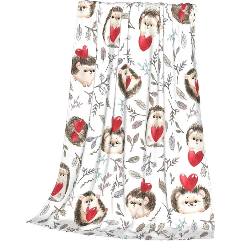 Hedgehog valentine blanket walmart hotsell