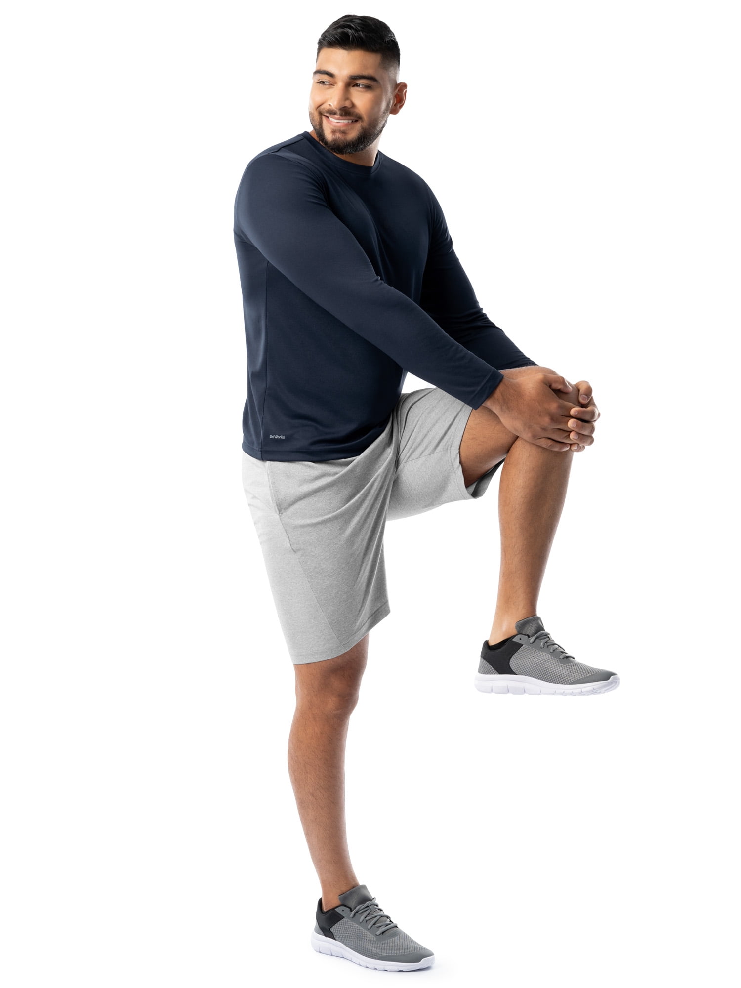 Athletic Works Men's Core Active Long Sleeve T-Shirt, Sizes S-5XL