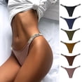thumbnail image 2 of Sexy diamantes de imitación Fitness deportes Hip Lifting ropa interior cintura baja alta horquilla Bikini media funda en forma de T bragas Sexy ropa interior Tan Jianjun unisex, 2 of 2