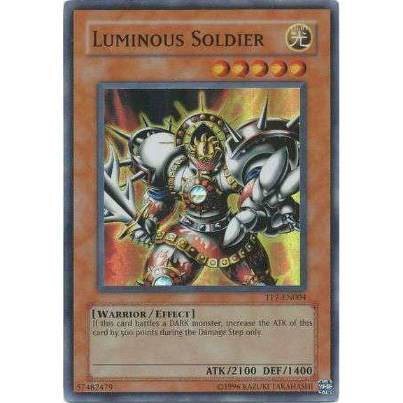 YuGiOh Tournament Pack 7 Super Rare Luminous Soldier TP7-EN004