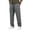 02# Gray, variant on IhhxPro Men's Outdoor Cargo Pants with Elastic Waist and Multi-Pockets, Work Multi Pocket Drawstring Trousers S-3XL