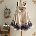thumbnail image 1 of Capa con capucha y orejas de conejo de mezcla de algodón para niña de Boutique, 1 of 5