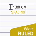thumbnail image 5 of AUKSales Composition Notebook 9-3/4" x 7-1/2", Wide Ruled | Case Pack of 48 | Marble Cover -100 Sheets | Ideal for bulk buyers, retailers and wholesalers | Yellow, 5 of 6